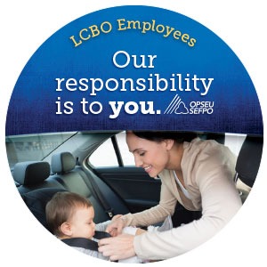 LCBO employees Our responsibility is to you button