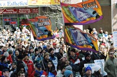 Ontario College Faculty protest