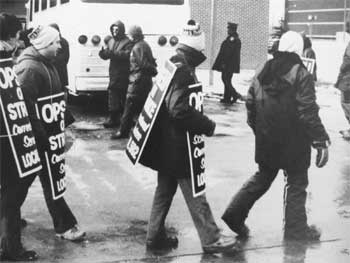 OPSEU on strike