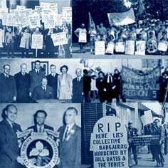 History of OPSEU: Collage
