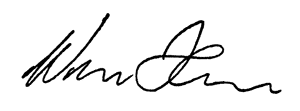 Smokey Thomas' signature