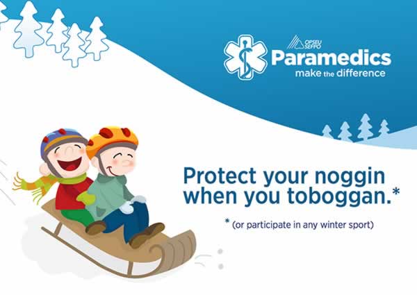 A winter safety message from OPSEU Paramedics