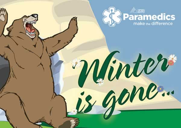 A spring safety message from OPSEU Paramedics