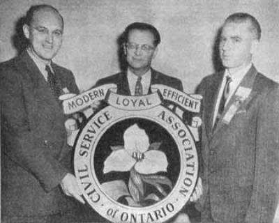 Harold Bowen, Civil Service Association of Ontario president