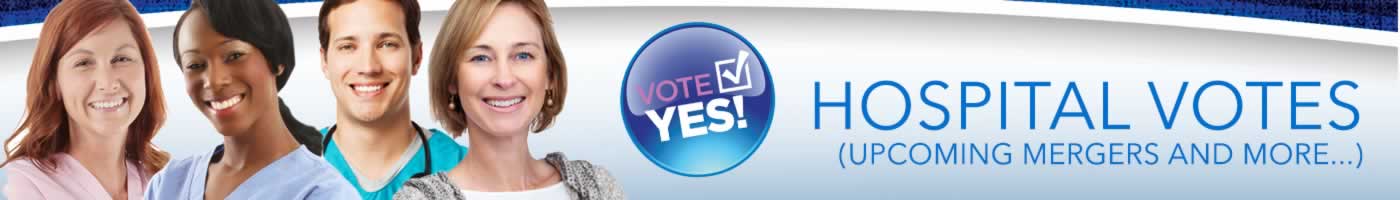 Vote yes! Hospital Votes (upcoming mergers and more...)