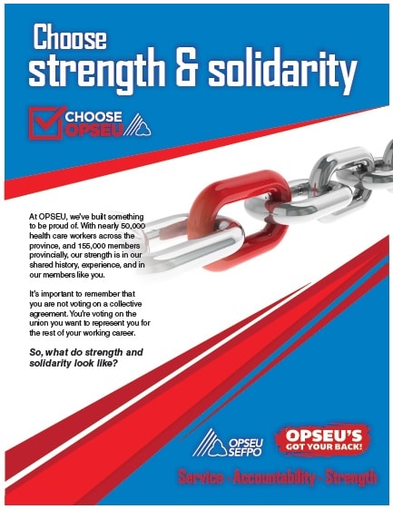 Choose strength and solidarity