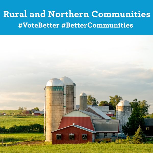 Rural and Northern Communities. Vote Better. Better Communities.