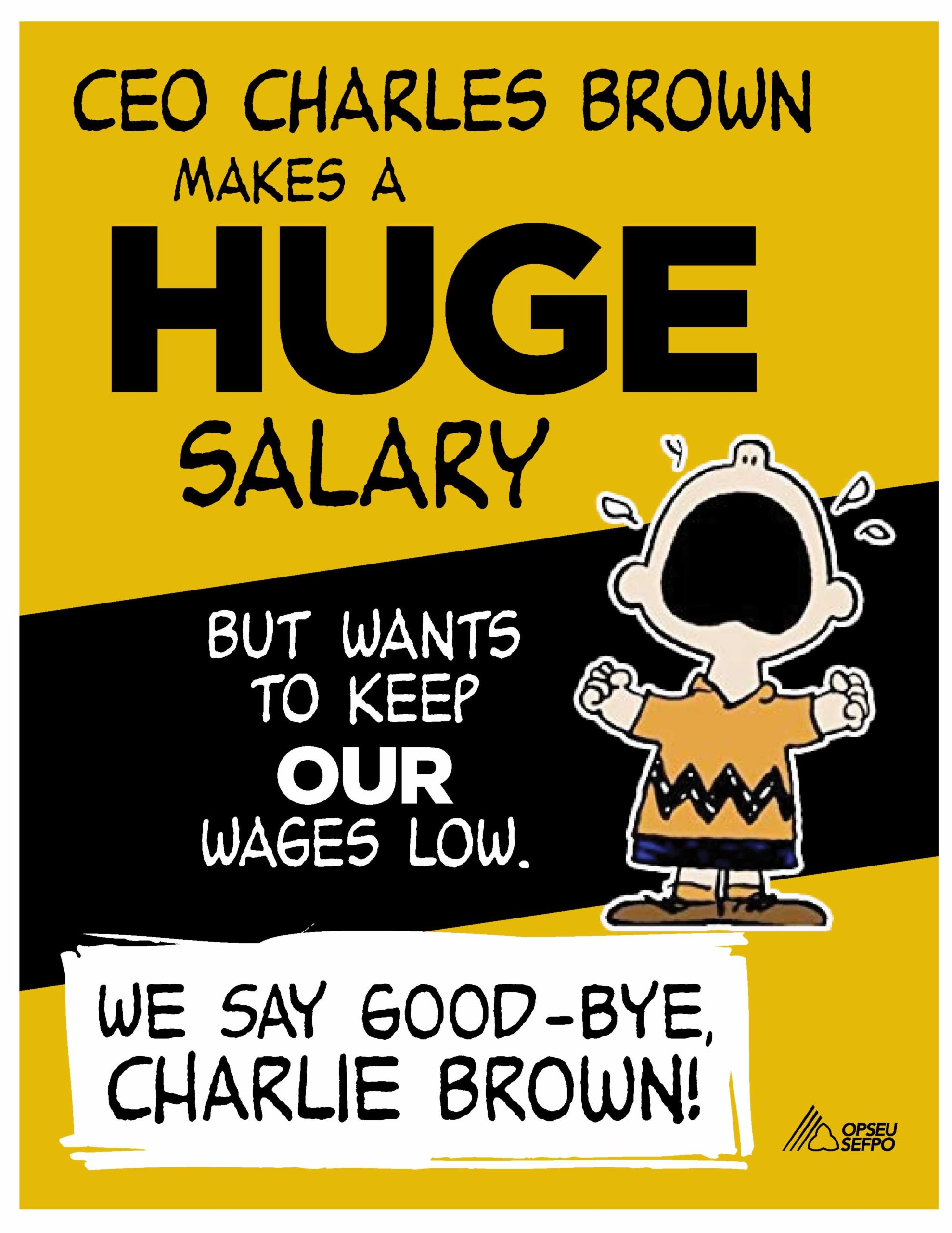 OPSEU members to LifeLabs CEO: Goodbye, Charlie Brown!