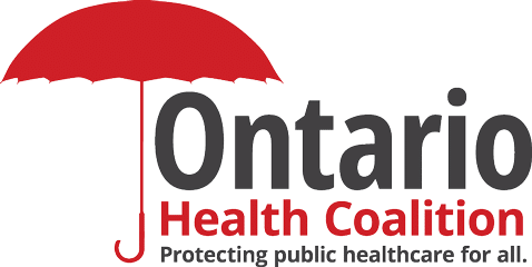Ontario Health Coalition - Protecting public healthcare for all logo