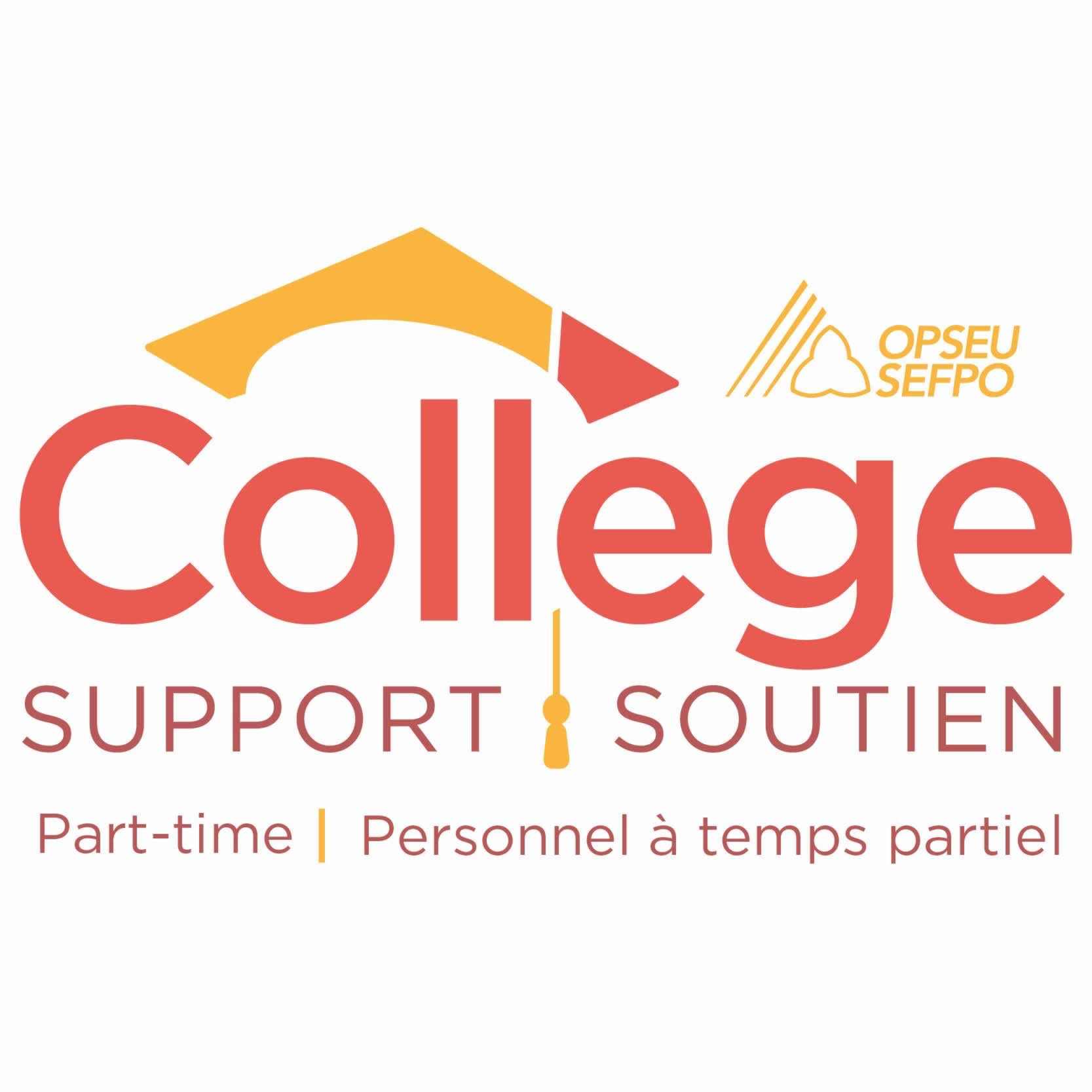 OPSEU SEFPO College Support Part-time, College soutien personnel a temps partiel
