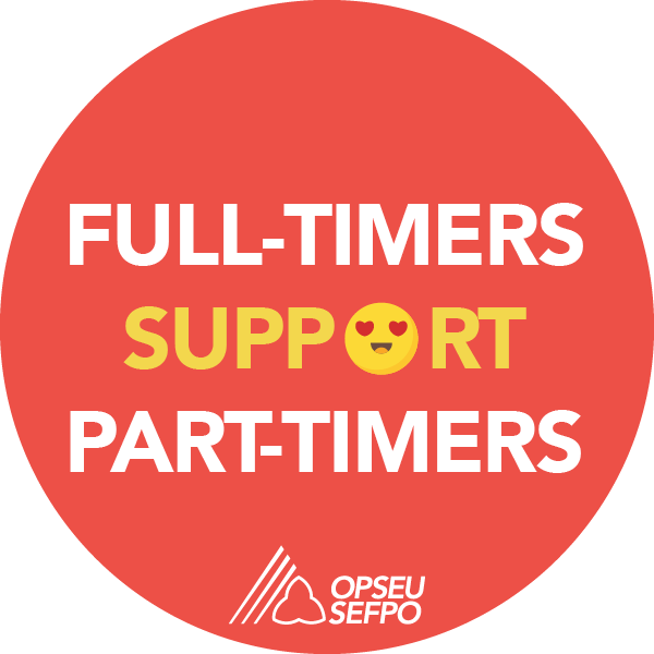 Full-timers support Part-timers