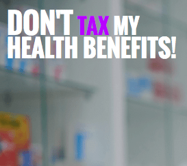 Don't tax my health benefits