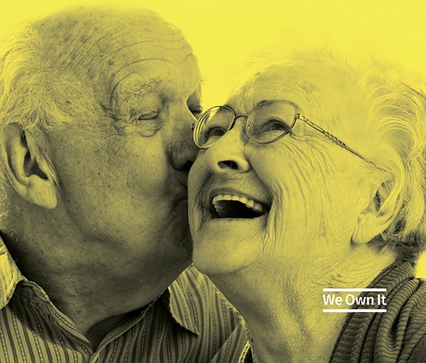 We Own It. Image of two older people