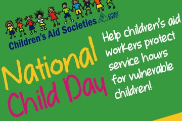 National Child Day Help children's aid workers protect service hours for vulnerable children