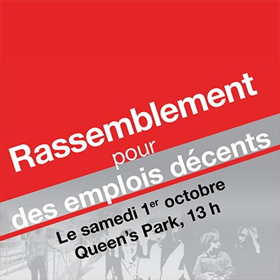 OPSEU continues fight for decent work at October 1 rally