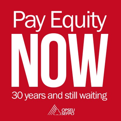 Pay Equity Now: 30 years and still waiting