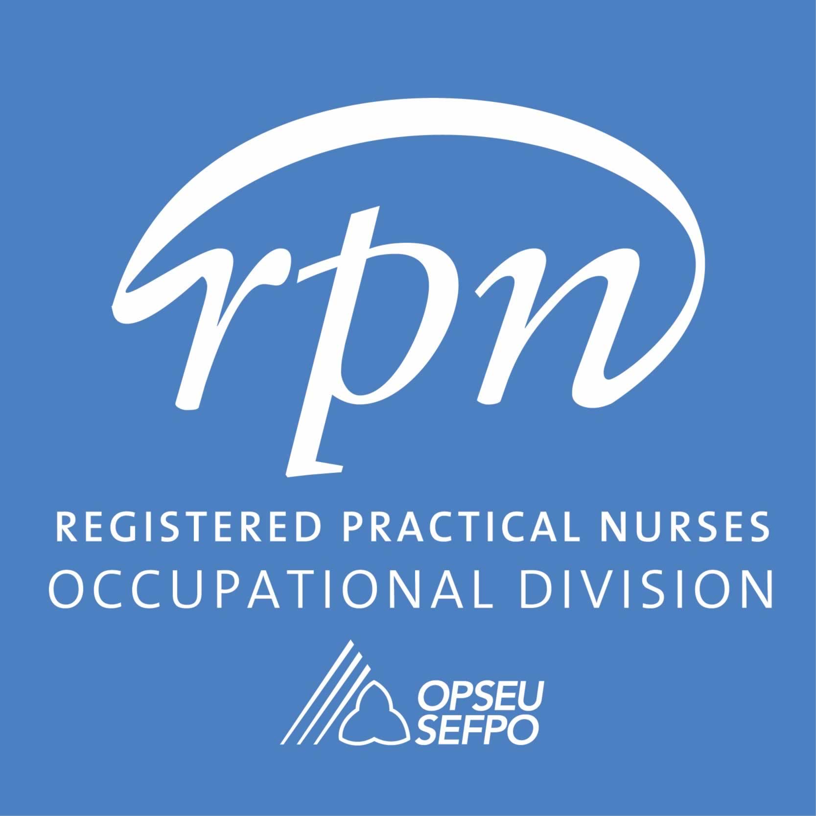 Registered Practical Nurses (RPN) Occupational Division - OPSEU