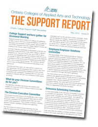 The Support Report cover May 2012