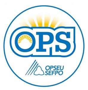 English round OPS logo