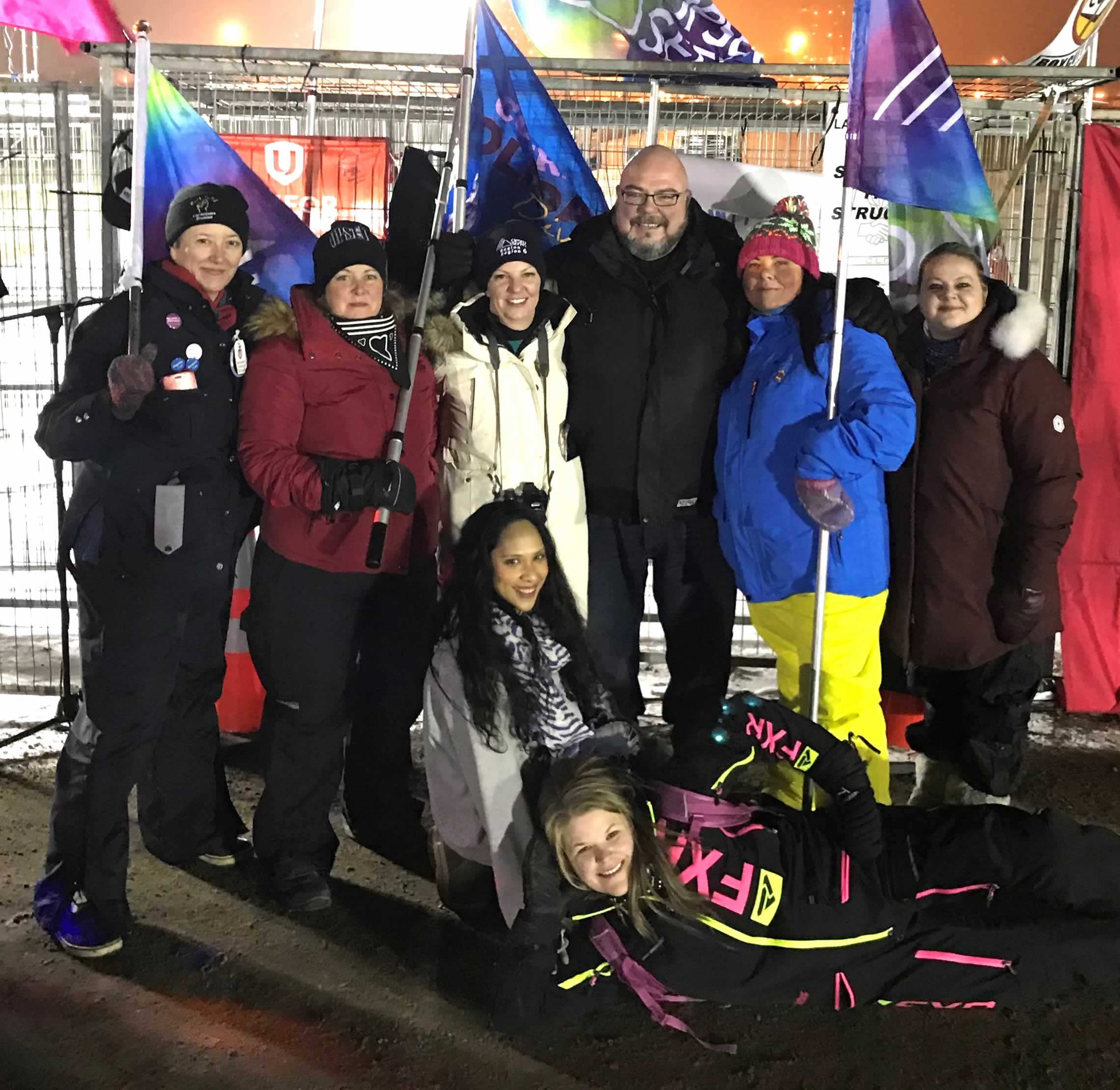 OPSEU members stand strong with Unifor