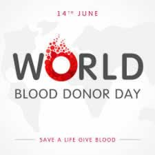 World Blood Donor Day June 14th: Save a life, give blood