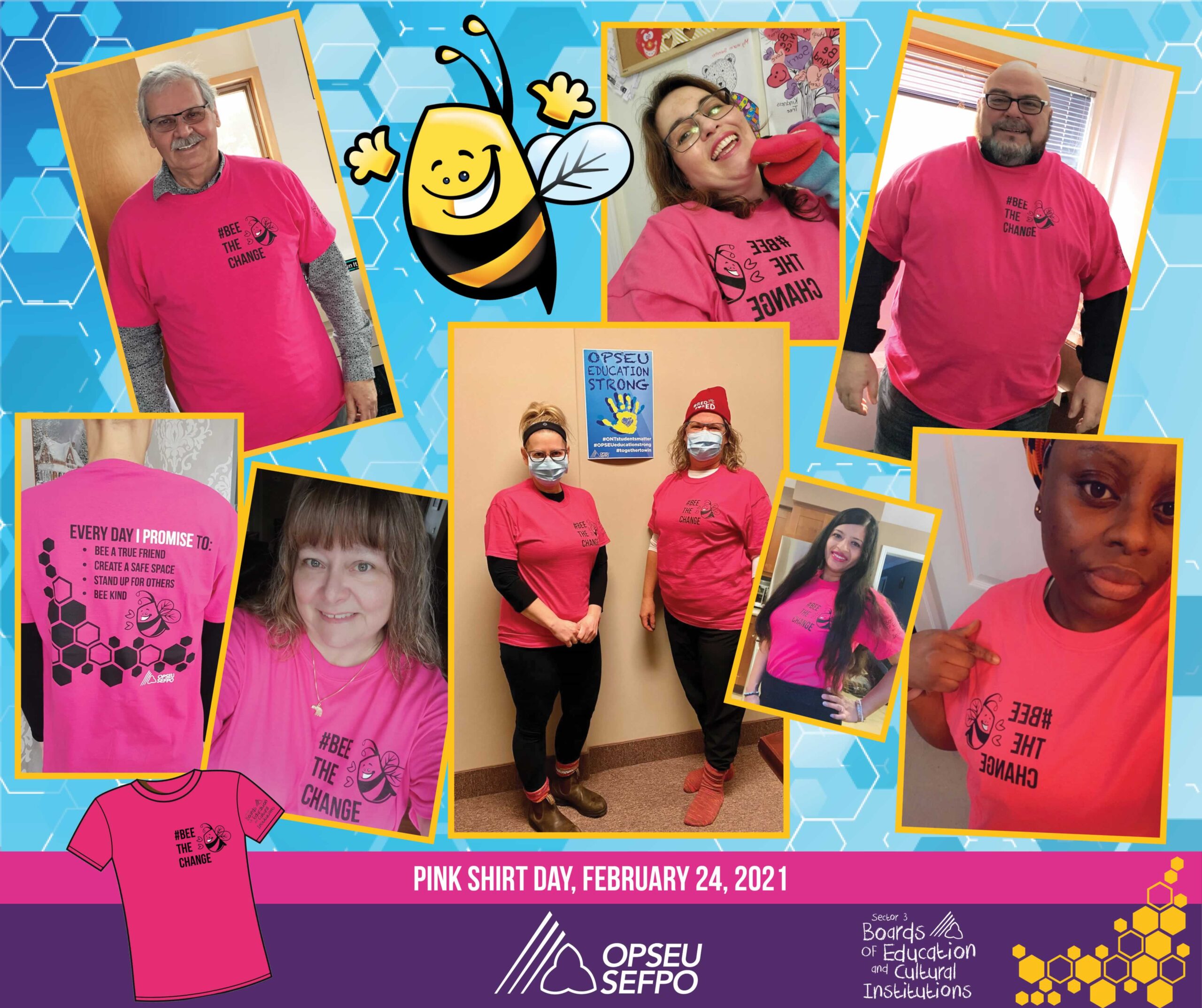 Spread kindness on Pink Shirt Day