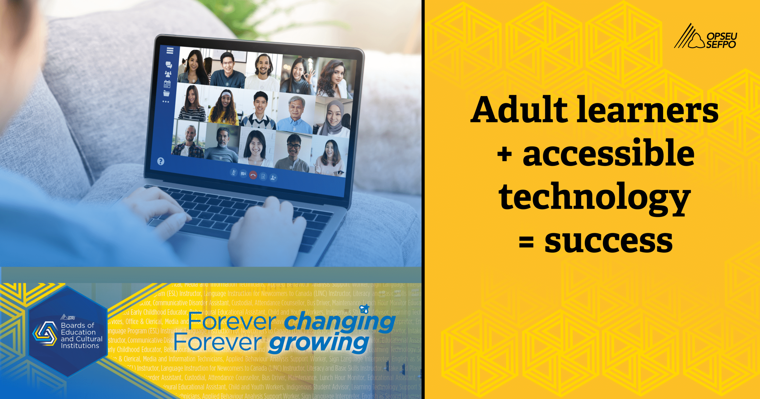 Adult learners + accessible technology = success