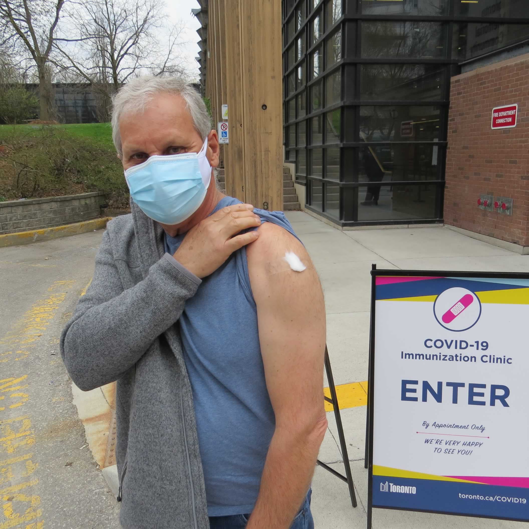 President Thomas is ‘proud to be part of the solution’ as he receives first shot of COVID-19 vaccine