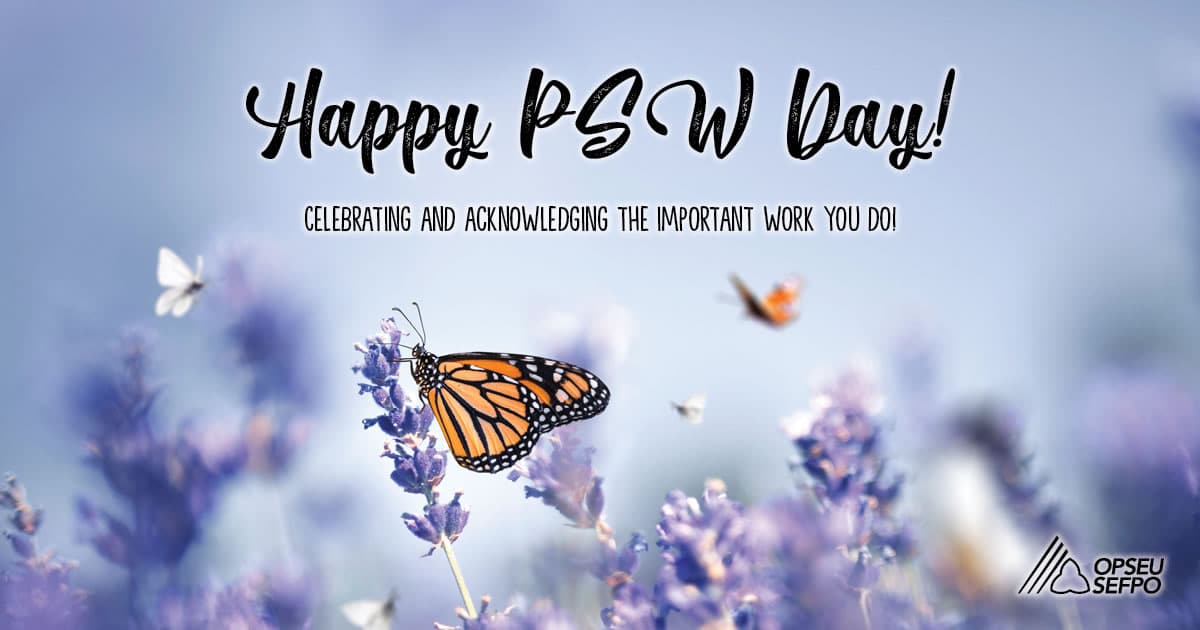 Happy PSW Day - Celebrating the important work you do!