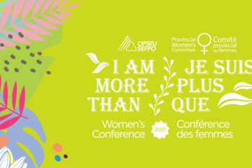"I am more than" Provincial Women's Committee Conference illustration