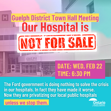OHC Online Town Hall: Guelph