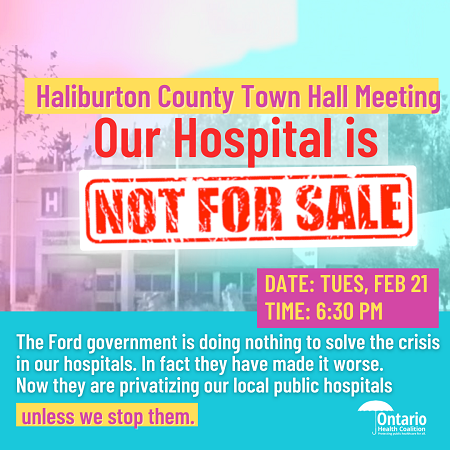 OHC Online Town Hall: Haliburton County