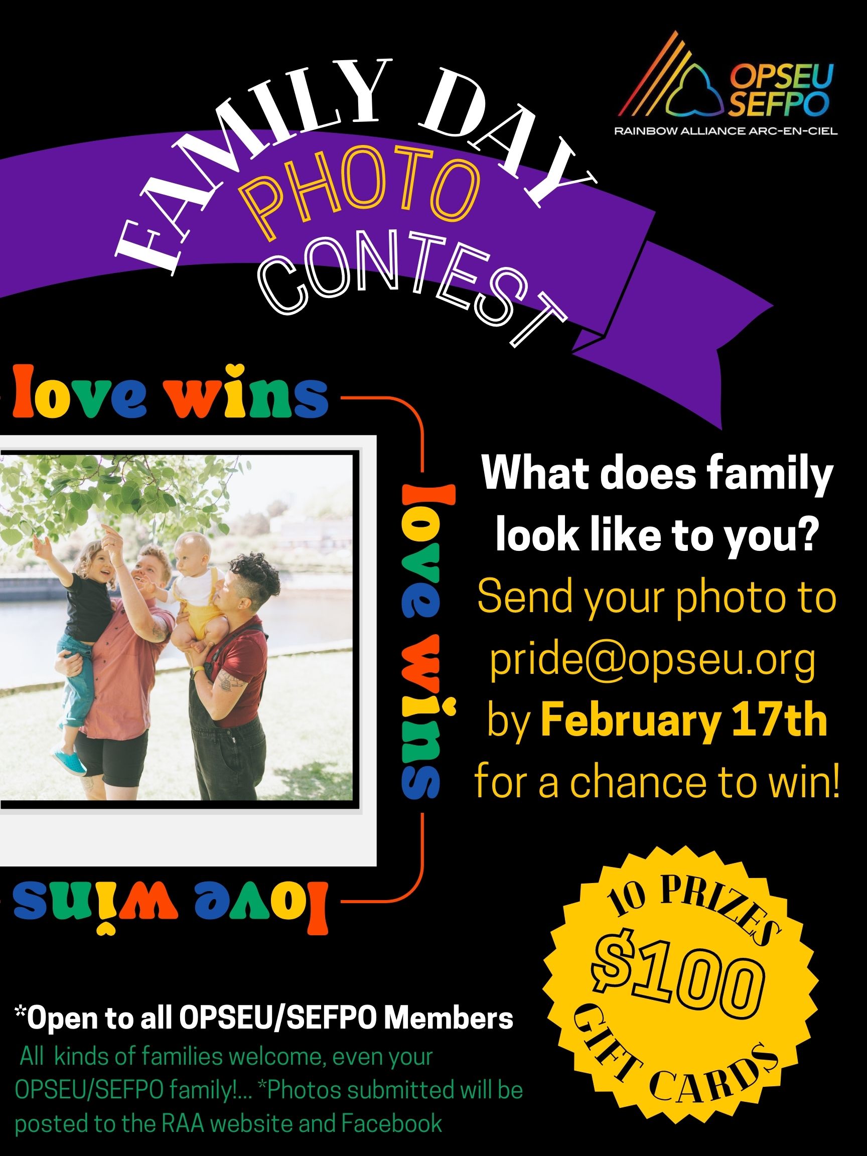 Contest Day Family Day Photo Contest – OPSEU/SEFPO