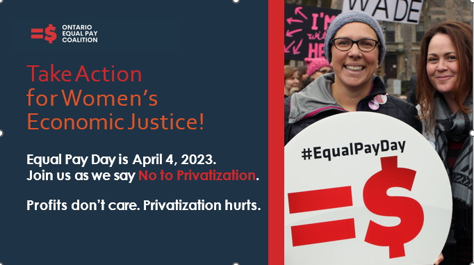 Equal Pay Day 2023: Sign the e-petition and speak out on social media to take action!