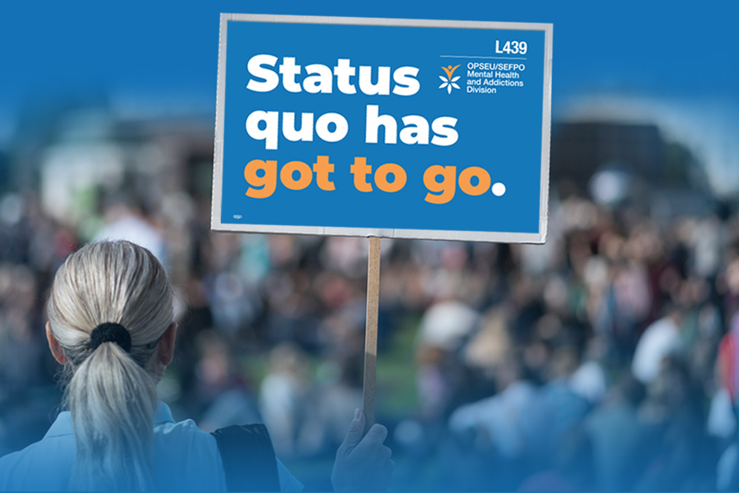 Solidarity Rally: OPSEU/SEFPO Local 439 Brockville Mental Health Centre workers