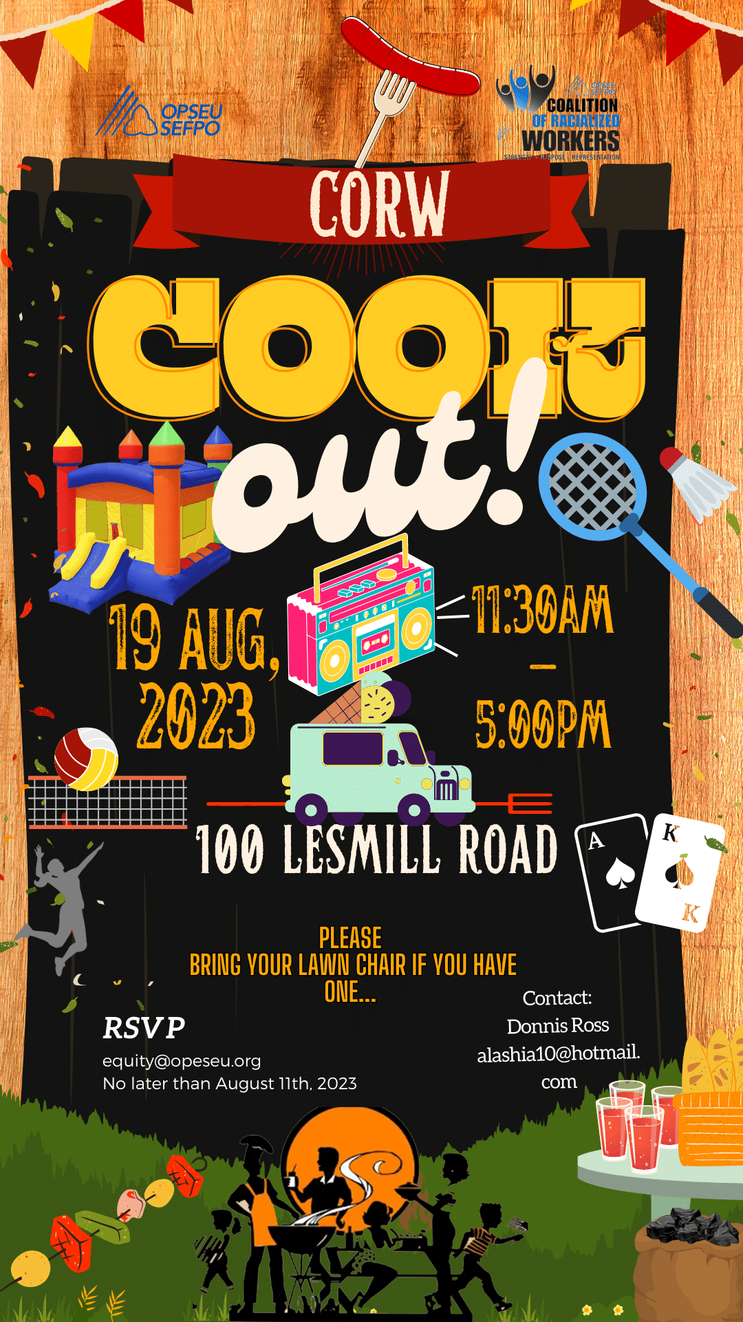 Coalition of Racialized Workers Annual Cook Out