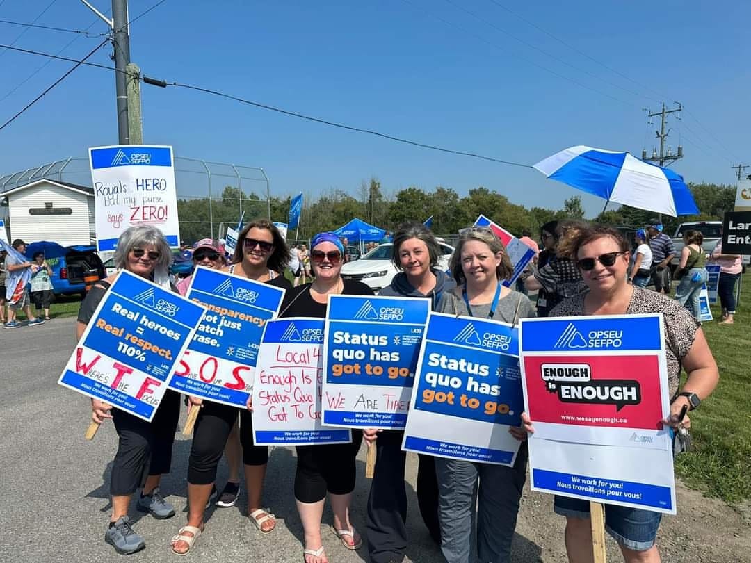 Brockville Mental Health Centre workers fight for better pay in post-Bill 124 climate