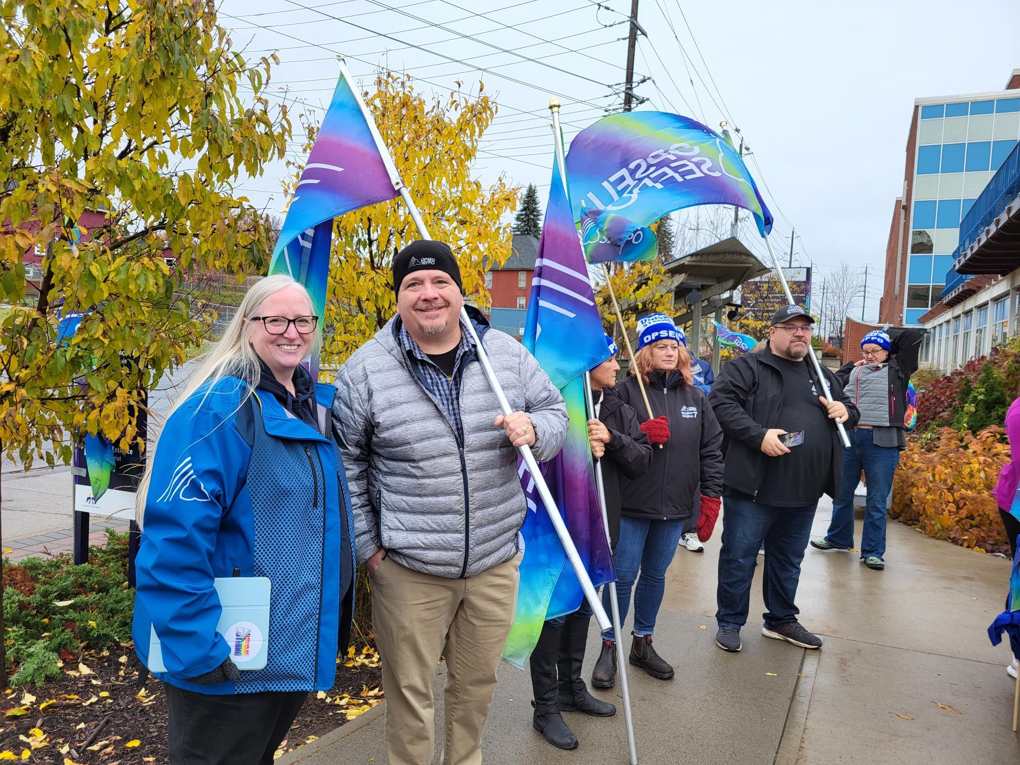 Health care workers rally in Thunder Bay to stop Ford’s privatization agenda