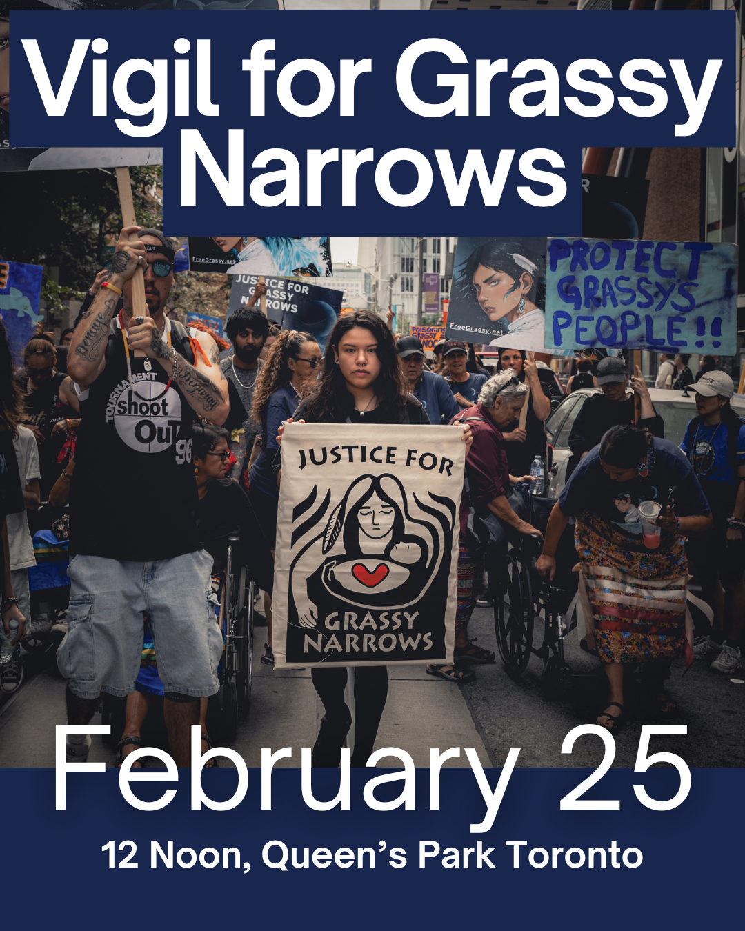 Grassy Narrows Vigil – Feb 25th at Queen’s Park