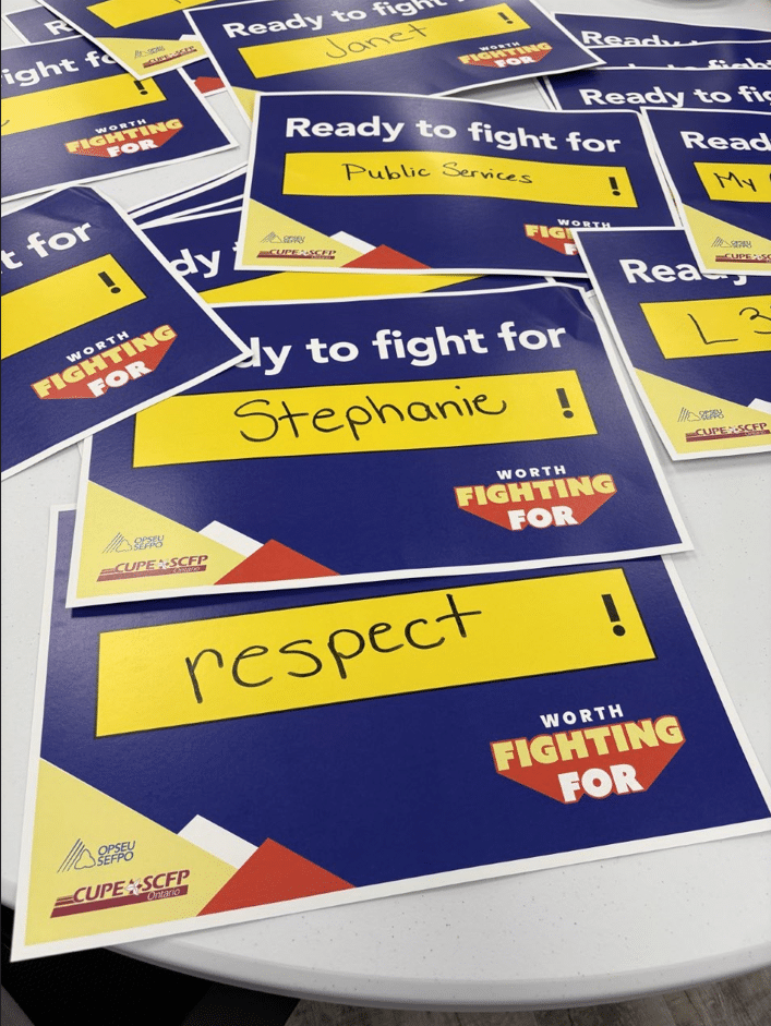 OPSEU/SEFPO and CUPE Ontario workers file for conciliation en masse:  “Community support services are worth fighting for!”