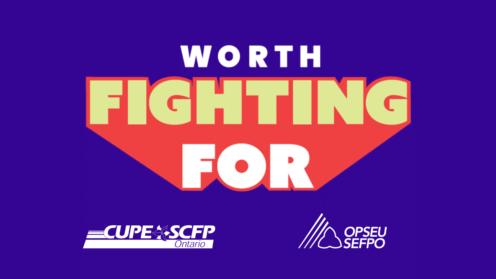 Worth Fighting For: Rally and March for Community and Social Services