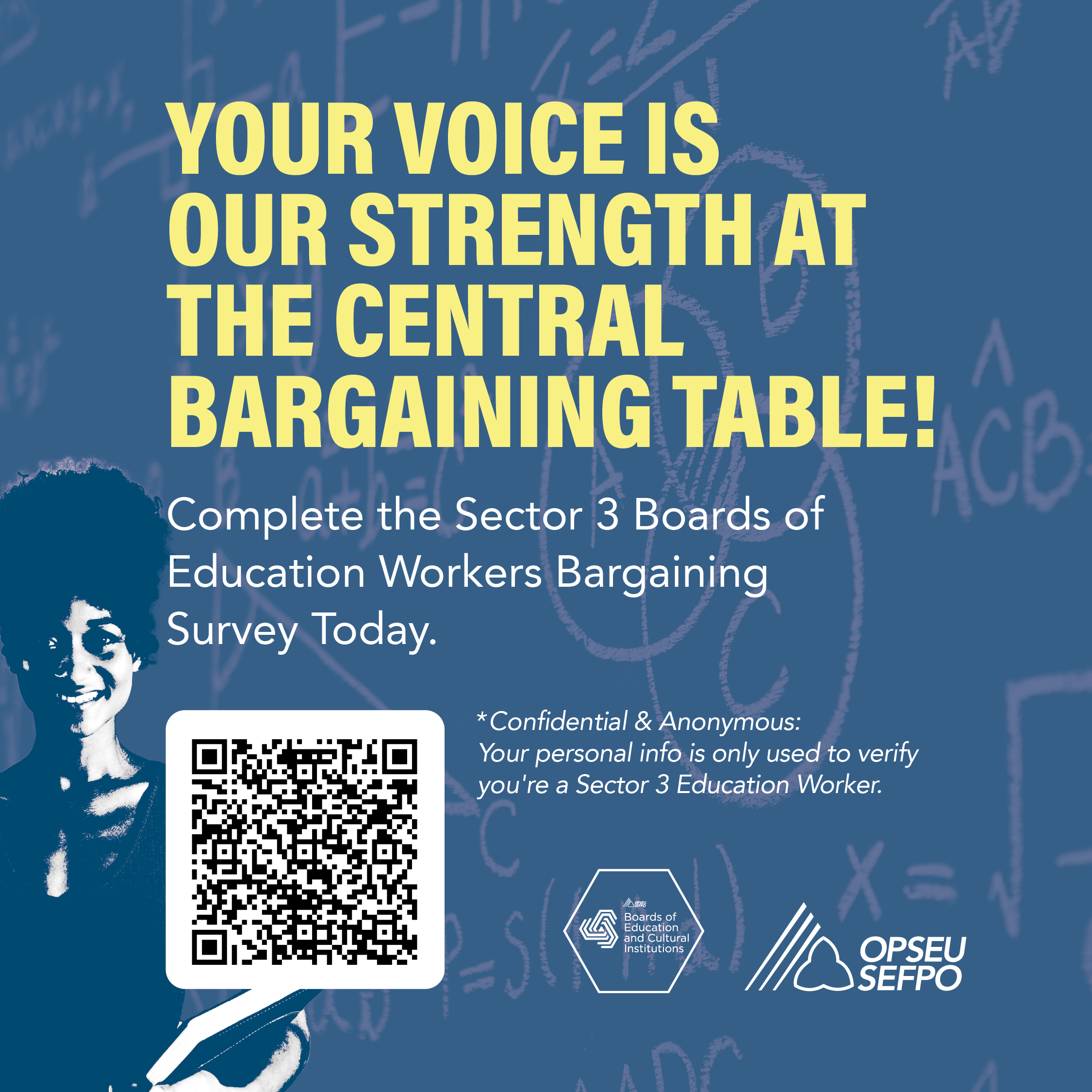 Your voice is our strength – Bargaining survey for Sector 3 Boards of Ed