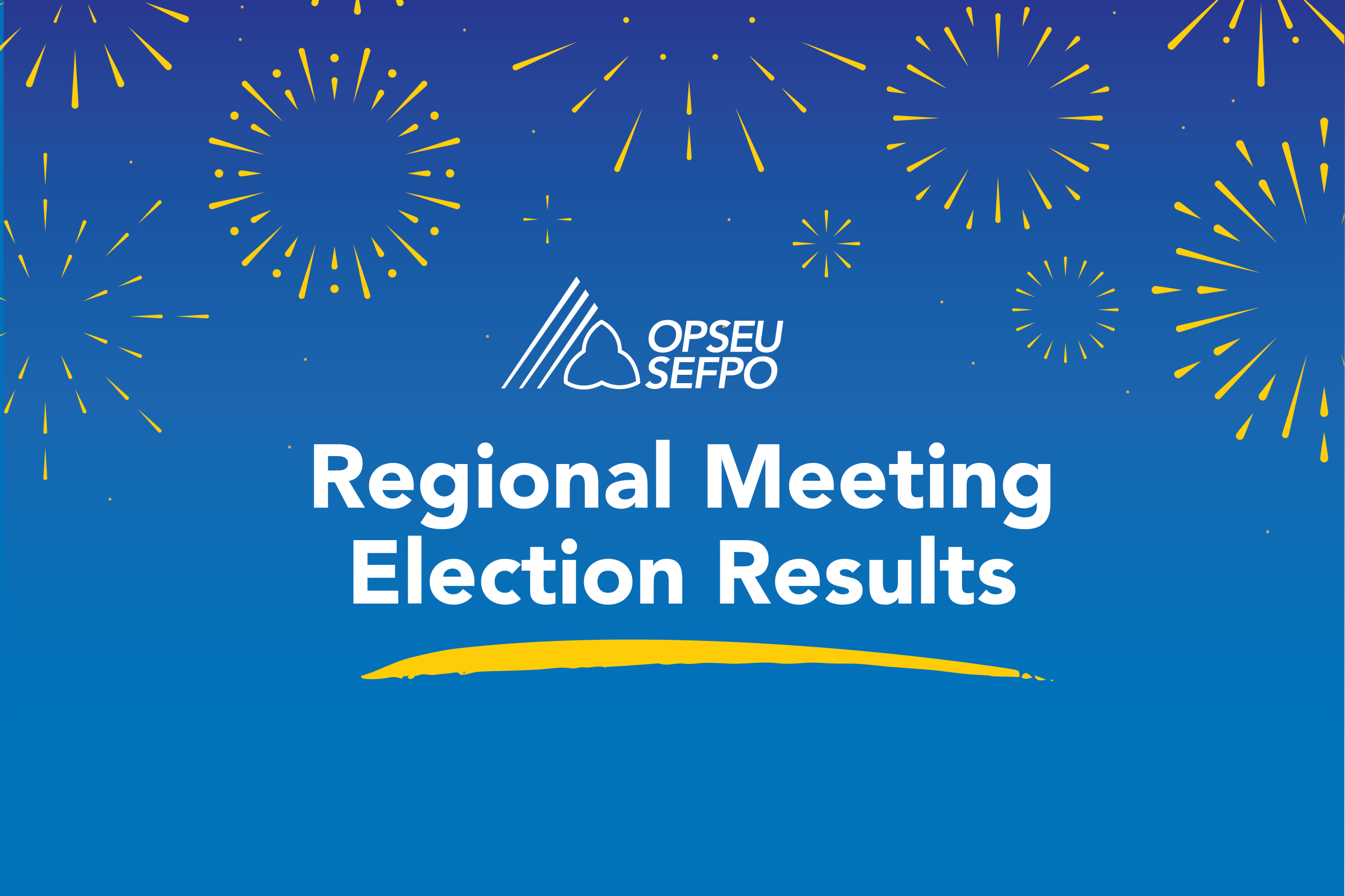 OPSEU/SEFPO Regional Elections 2026: Results