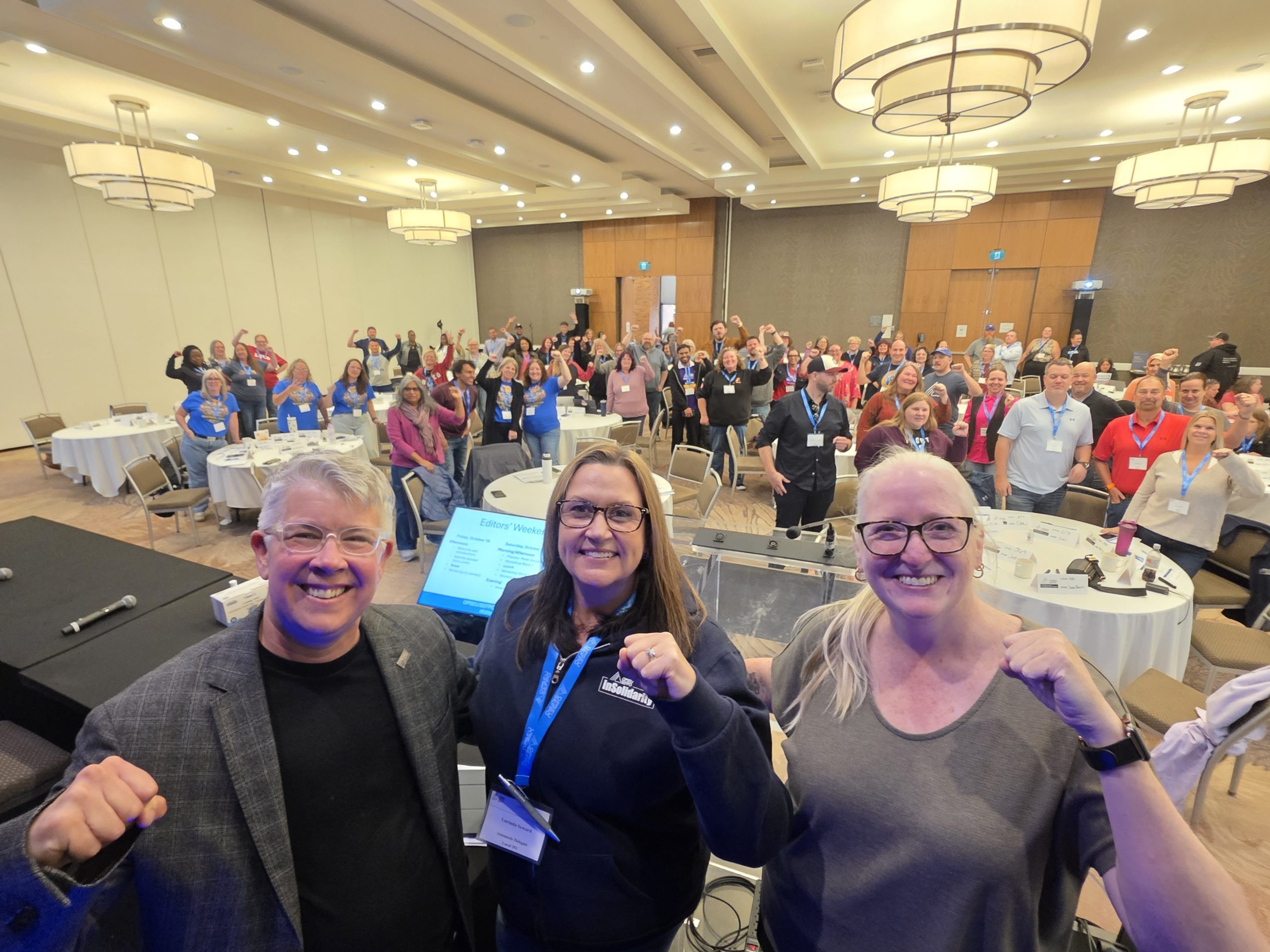 OPSEU/SEFPO members kick off weekend of honing communications skills
