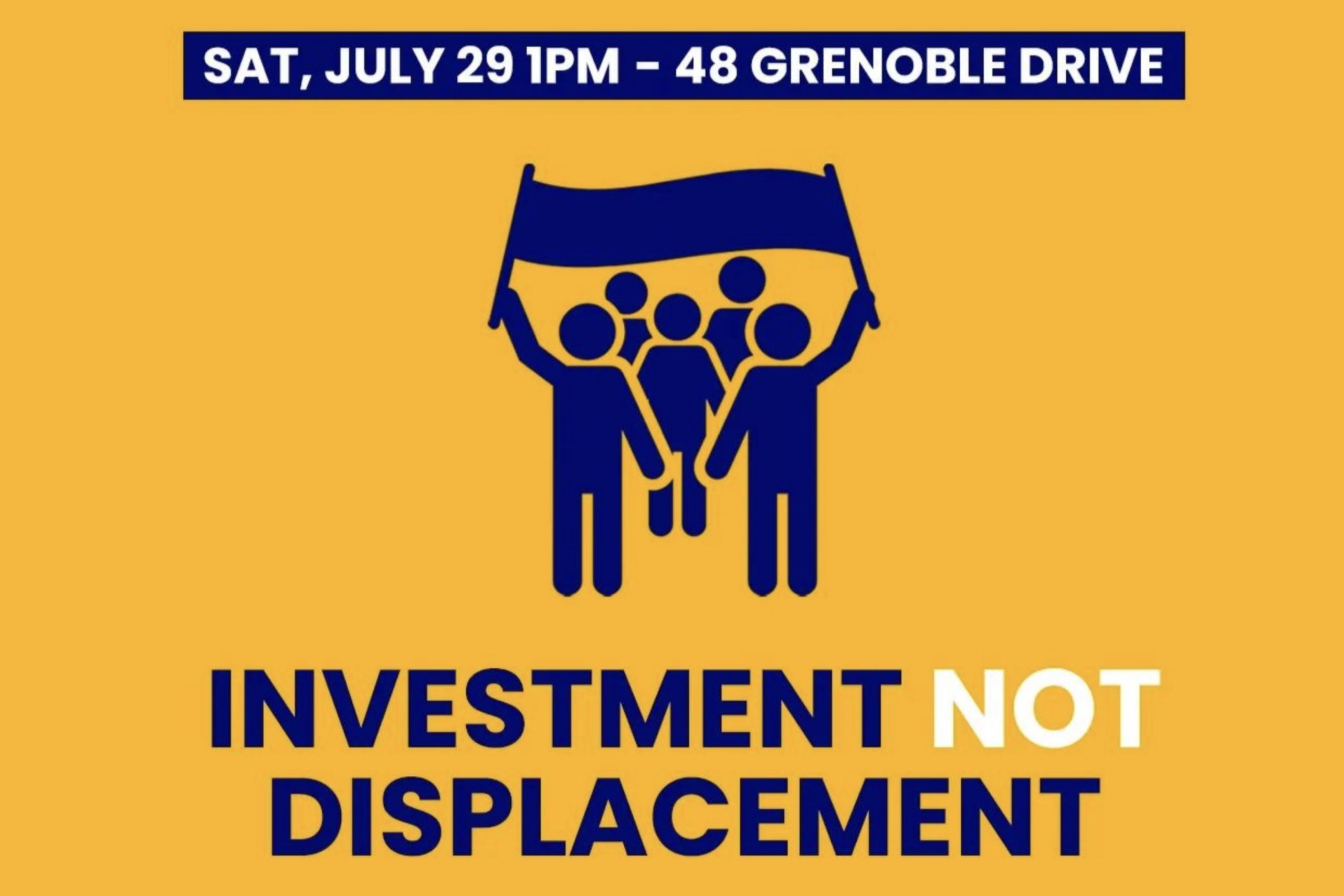 No Demovictions solidarity rally and march in Flemingdon Park, Toronto