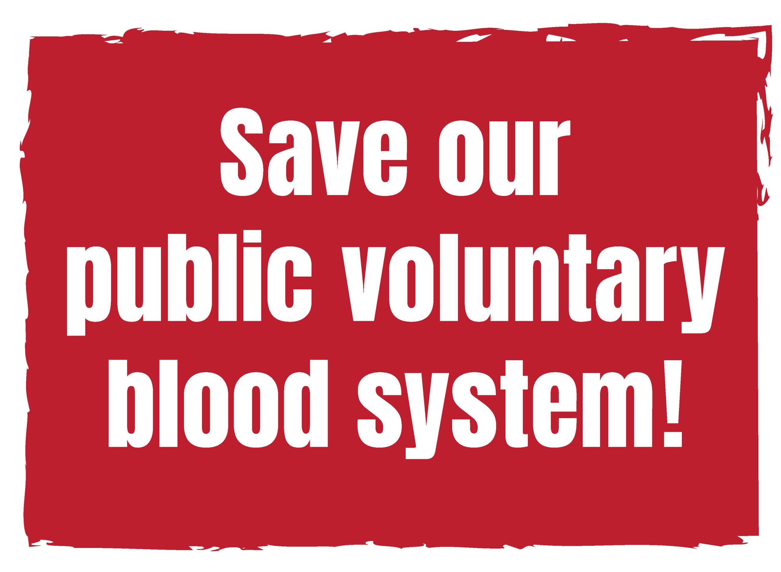 World Blood Donor Day: Ontario’s voluntary donation system under threat by for-profit pharmaceutical giant
