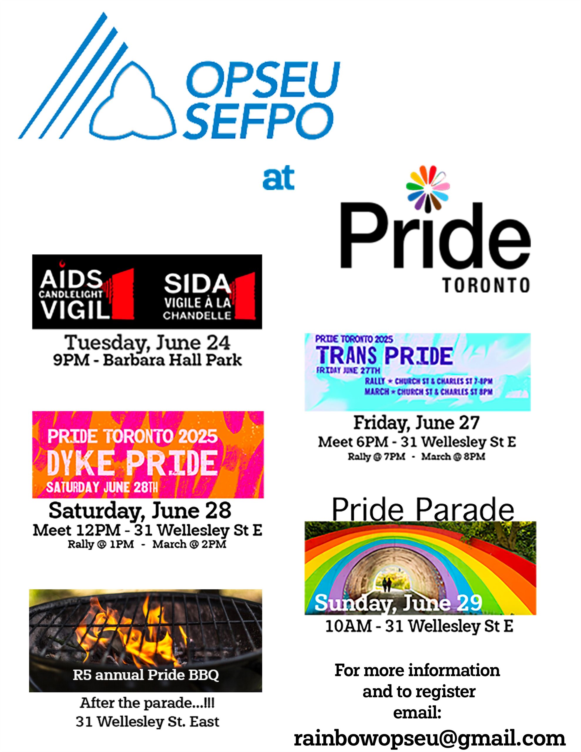 Toronto Pride Events 2025!