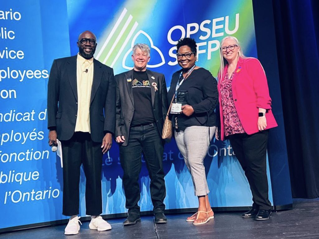 2023 Health and Safety Award-winner Carol Mundley, Local 500.
