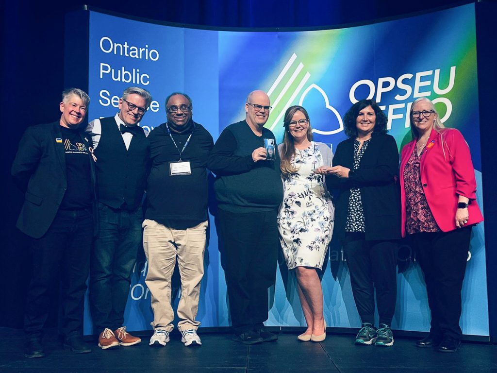 2021 CAAT-A Bargaining Team - Local Human Rights Award