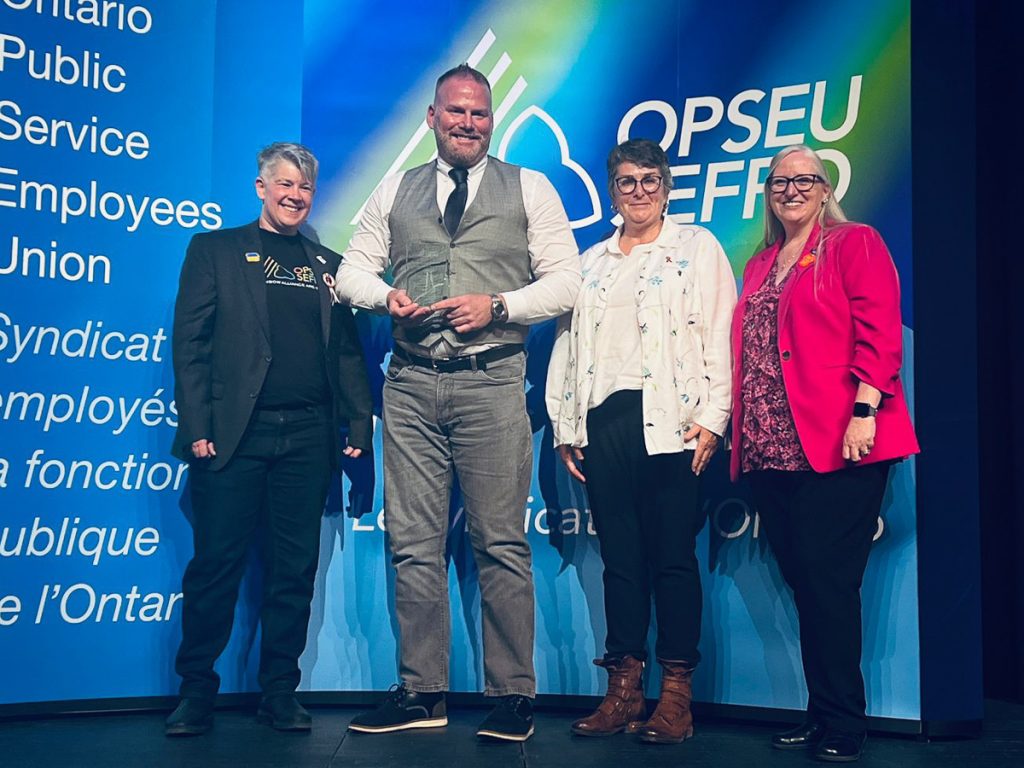 Andrew Harrington, Local 304 - Leah Casselman Award (individual)